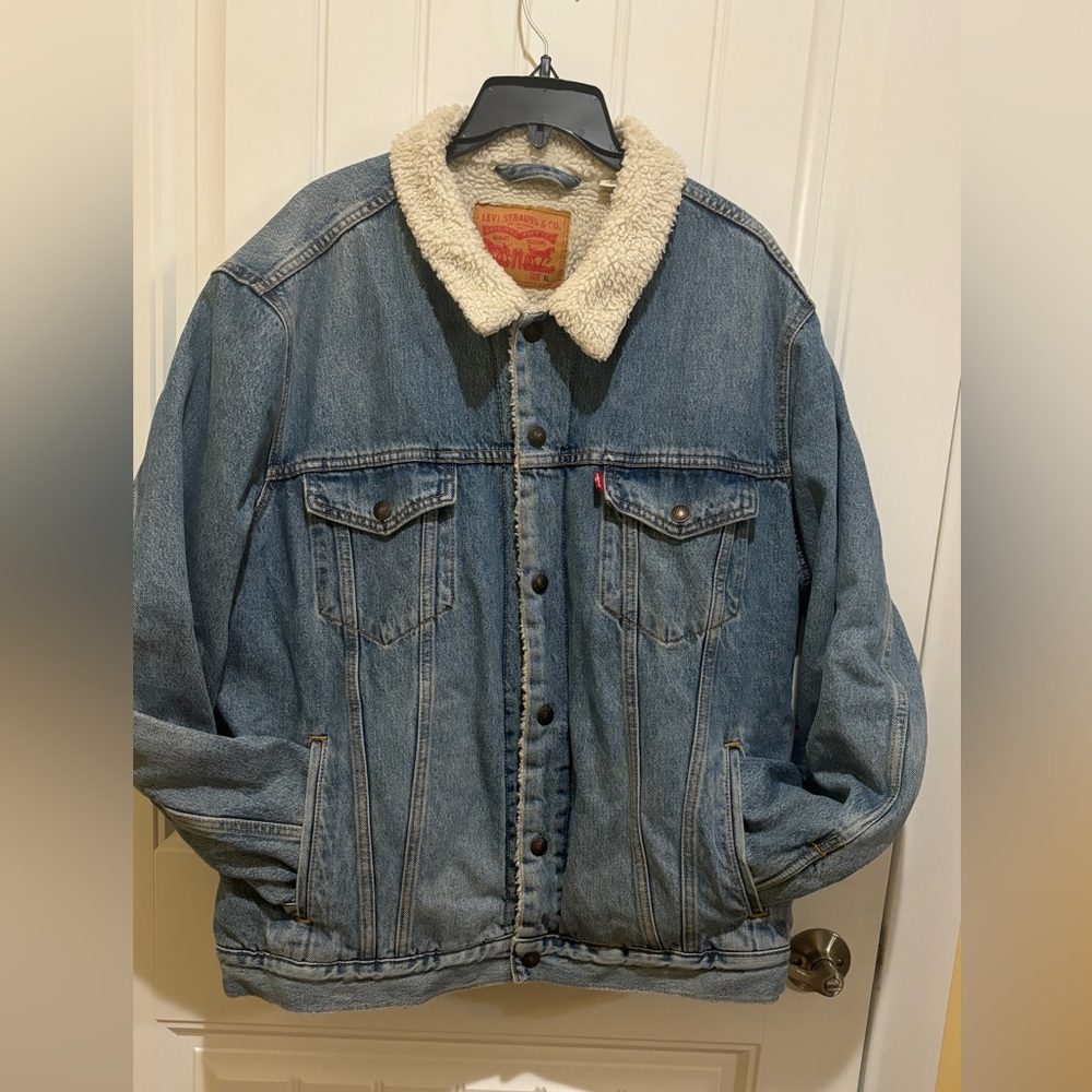 Levi’s denim and Sherpa jacket